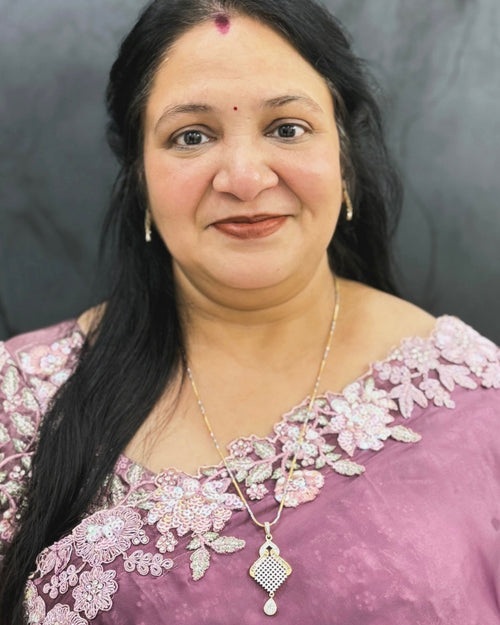 Barfi Shaped Pendant With Chain and Earrings