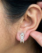 Dainty Doll Pendant With Chain and Earrings