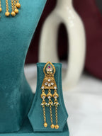 Ghunghroo Antique Heritage Gold-Tone Choker Set