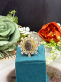 Golden Hour Sunburst Ginni Adjustable Ring