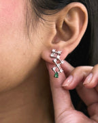 Green Dew American Diamond Choker Set