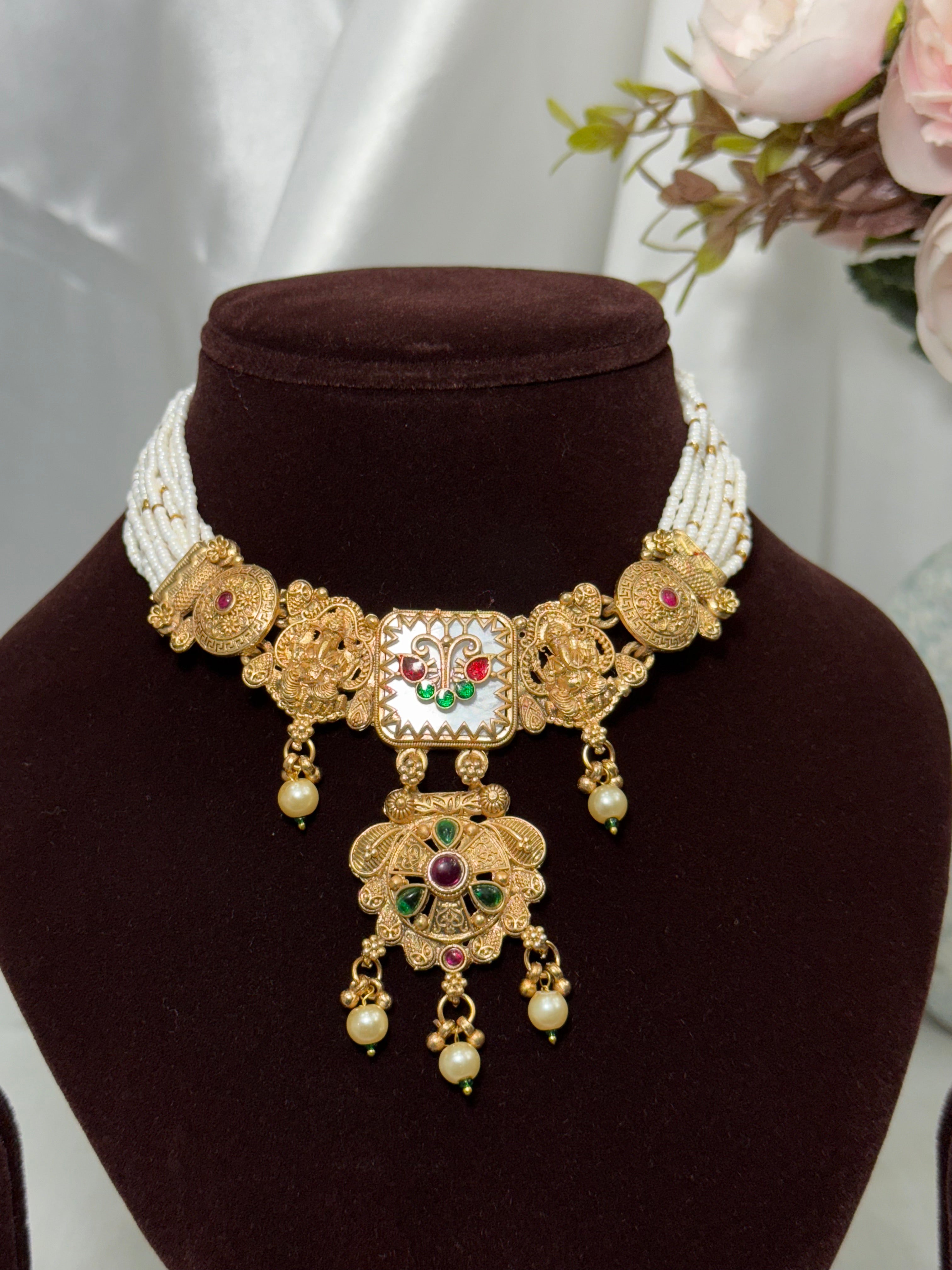 Heritage Copper Temple Choker