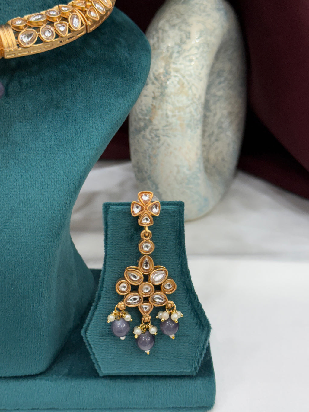 Heritage Elephant Motif Gold-Tone Choker Set