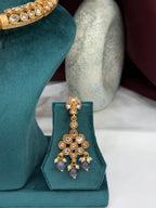 Heritage Elephant Motif Gold-Tone Choker Set