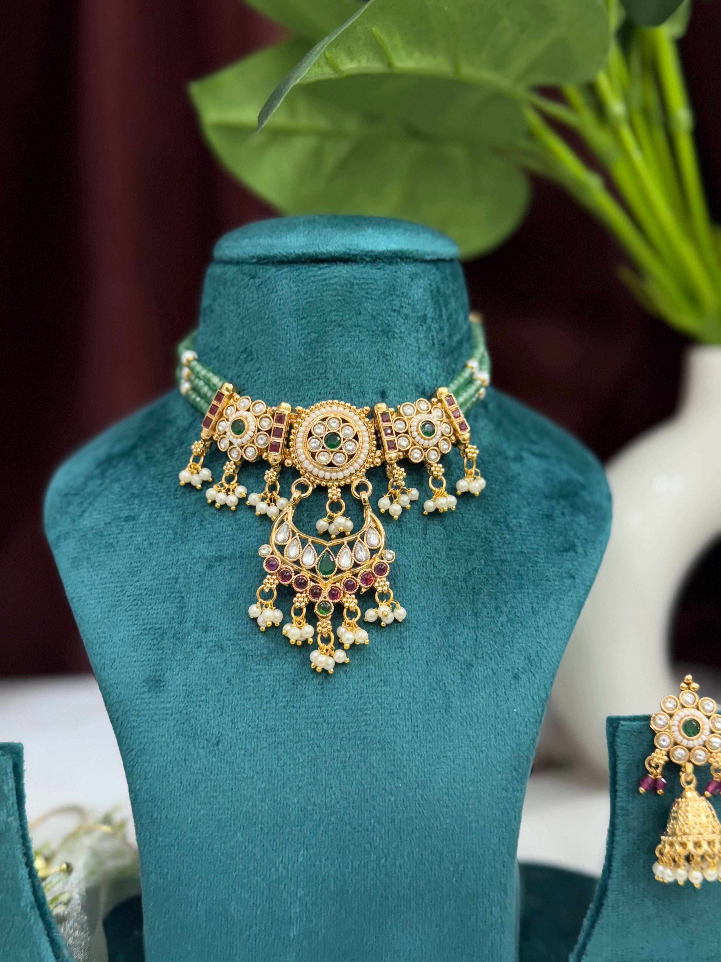 Meher Ratna Heritage Choker Set