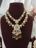 Moissanite Dual Layer Necklace Set