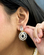 Radiant Belt American Diamond Necklace Set