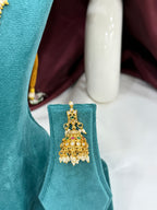 Rajora Ruby Panel Long Necklace Set