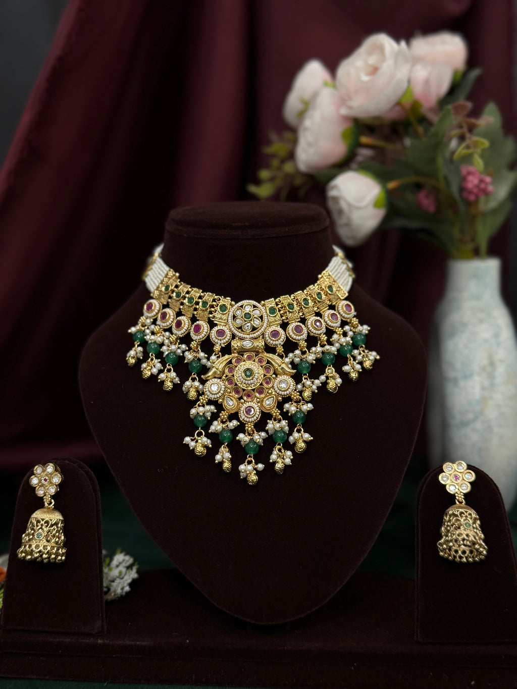 Rajraani Grand Kundan Bridal Set