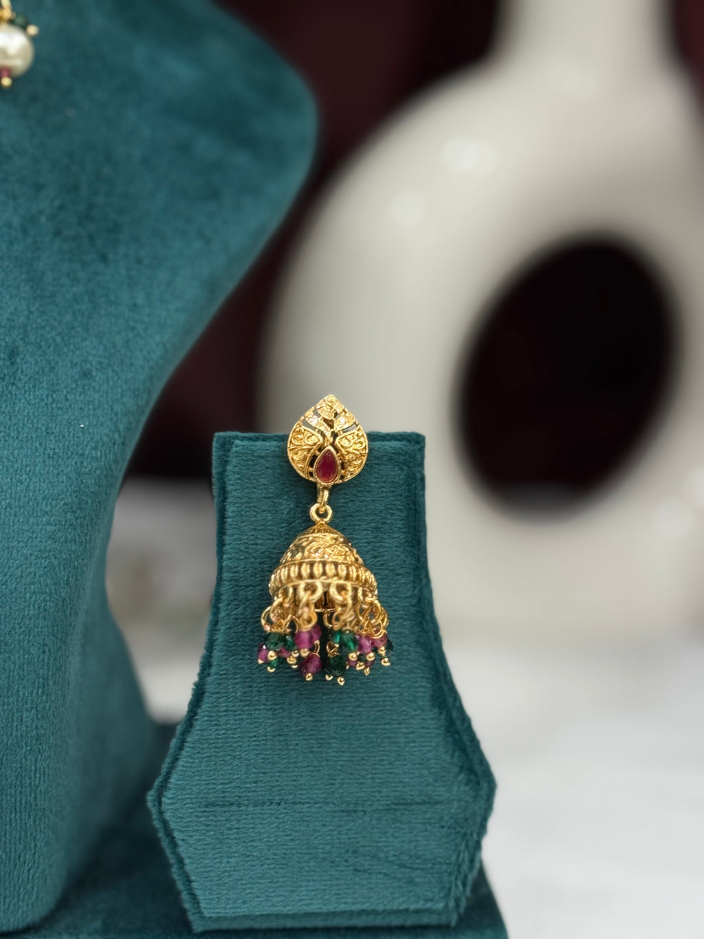 Ratnajaal Heritage Pearl Drop Choker Set