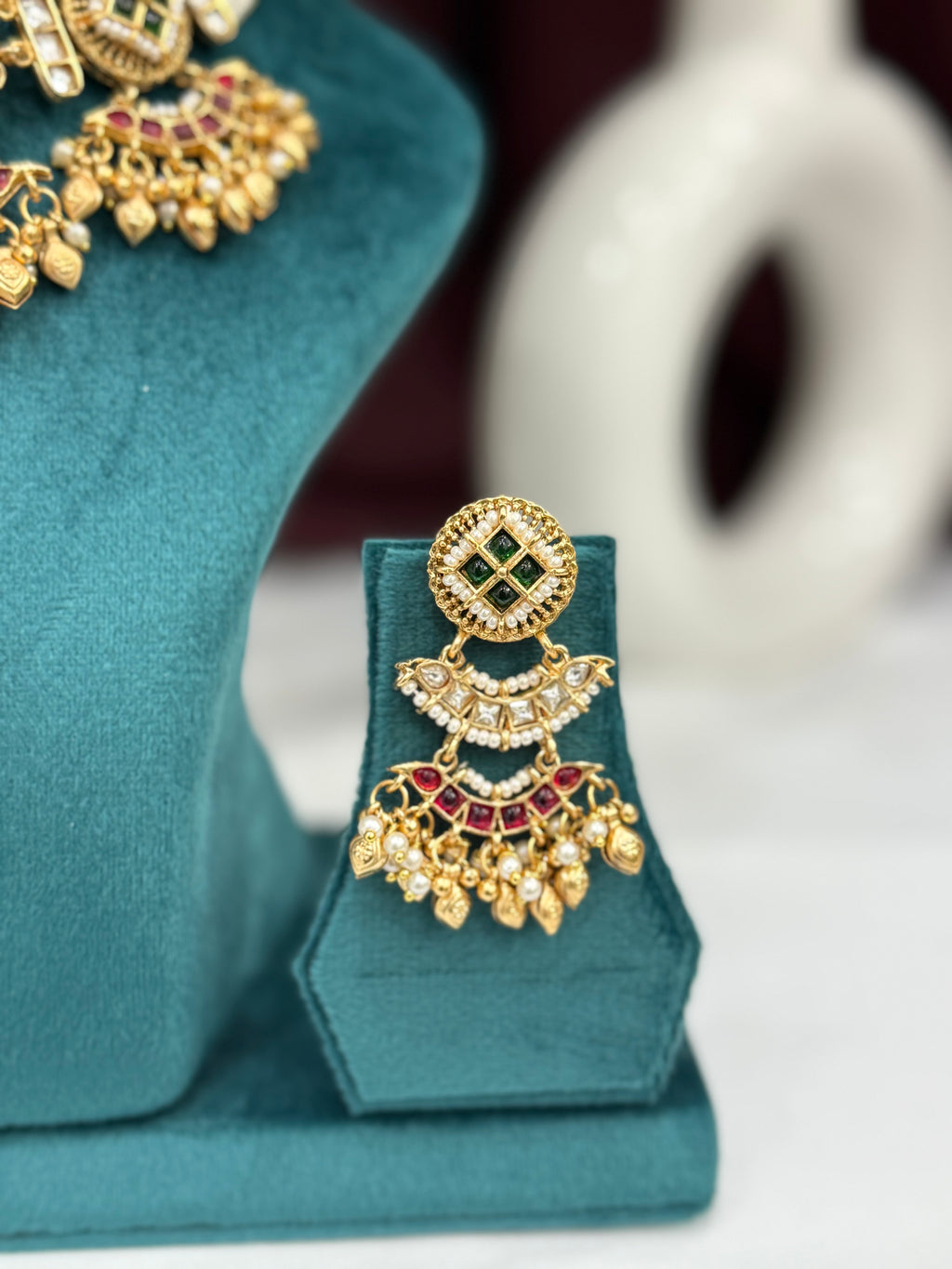 Ratnam Mandala Heritage Gold-Tone Choker Set