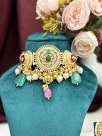 Regal Dome Kundan Choker Set