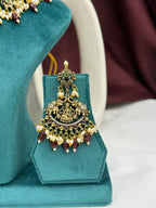 South Indian Lakshmi Elephant Necklace Set