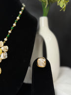 Tanjore Bloom Long Necklace Set