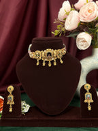 Traditional Antique Gold Heritage Choker Set